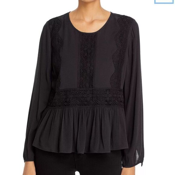 Daniel Rainn Wynonna Lace Trim Top - Picture 1 of 8